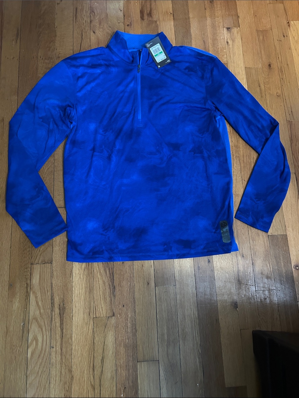 Under Armour Men's Royal Blue Long-Sleeve Quarter-Zip Performance Top